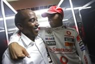 British Formula One driver Lewis Hamilto